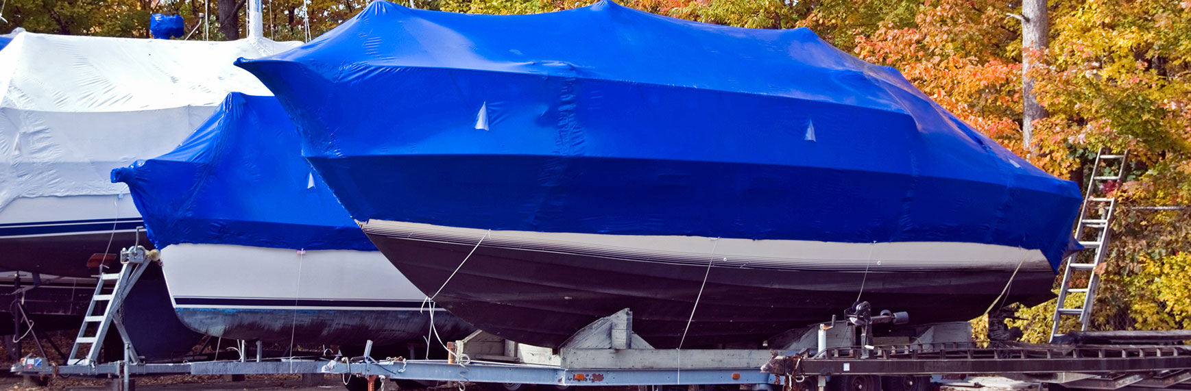 Shrink-Wrapping Boats