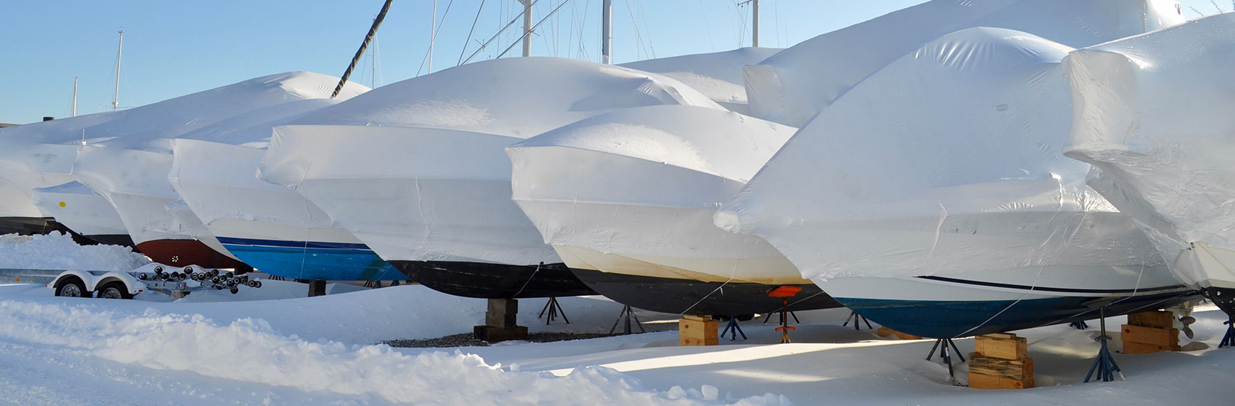 Shrink-Wrapping Boats